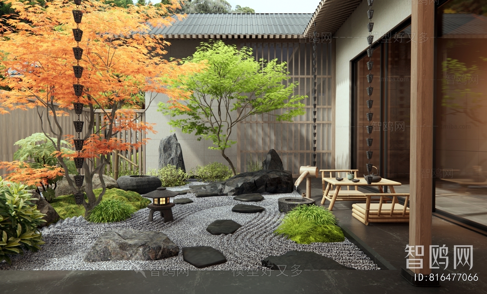 Japanese Style Courtyard/landscape