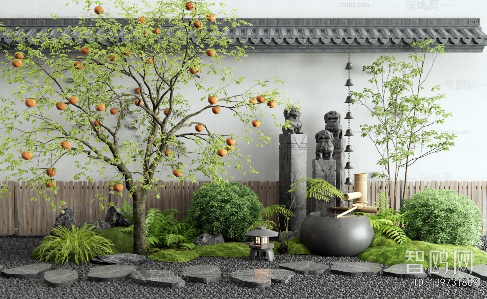 New Chinese Style Courtyard/landscape