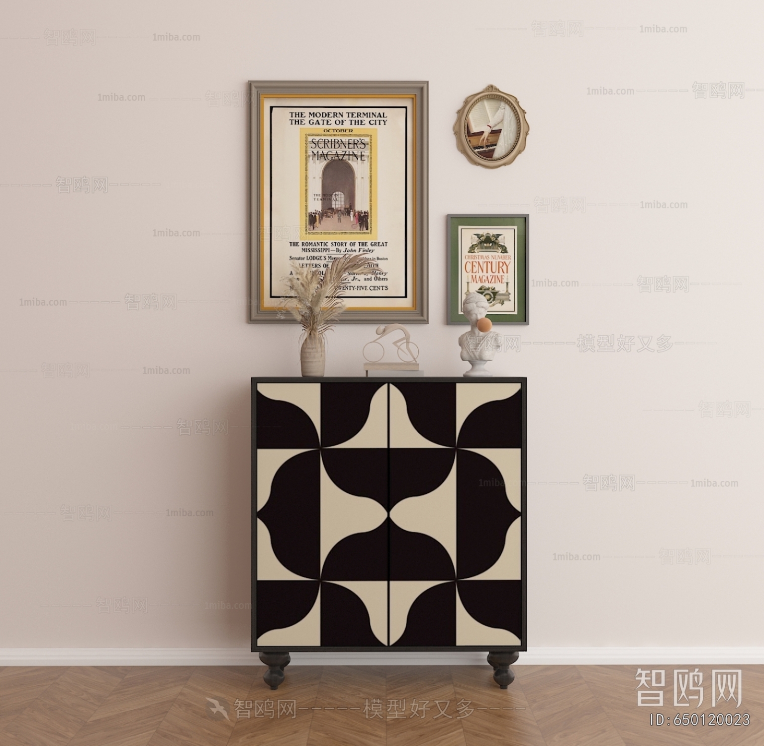 French Style Entrance Cabinet