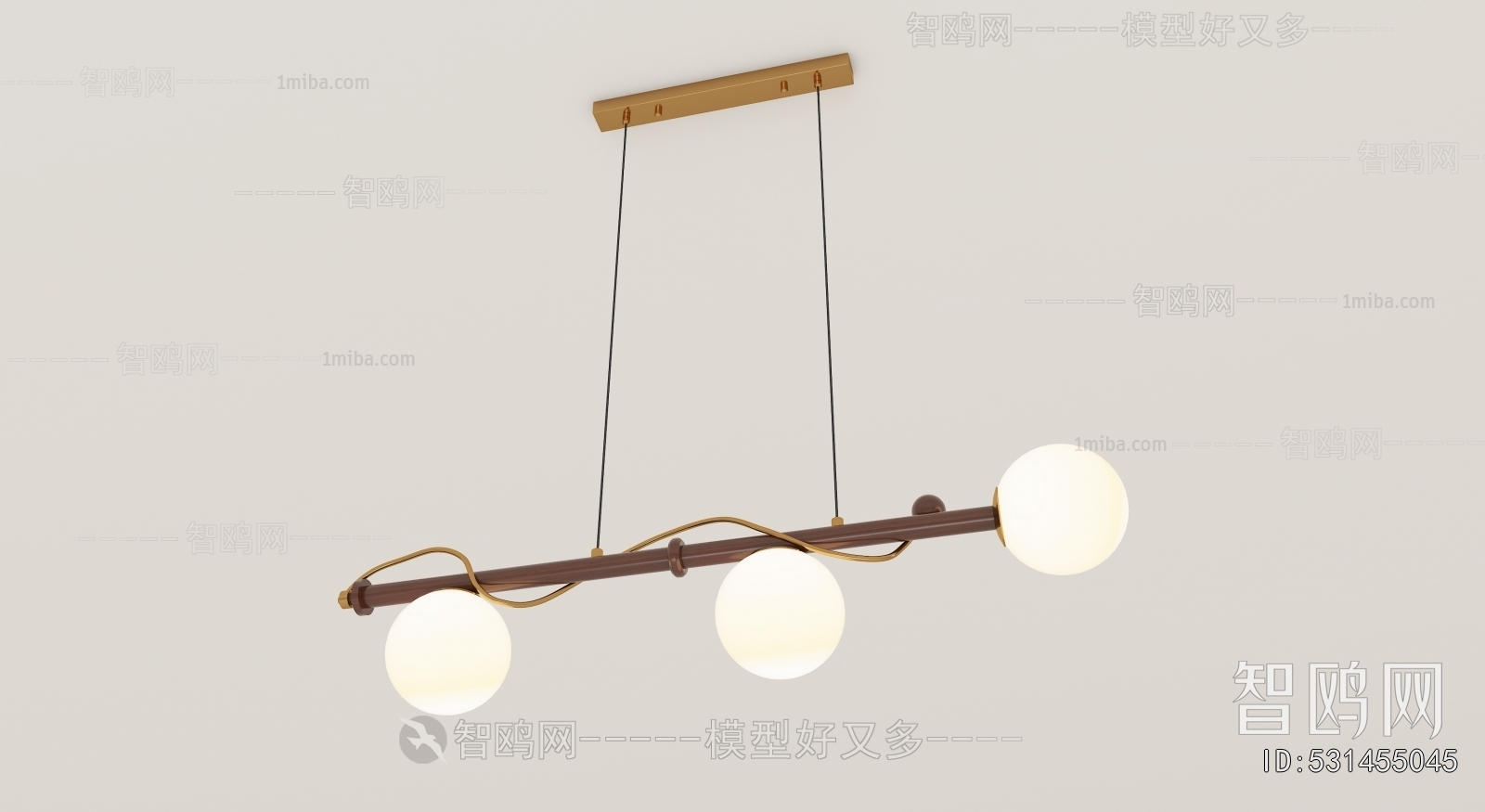 Modern Long Chandelier