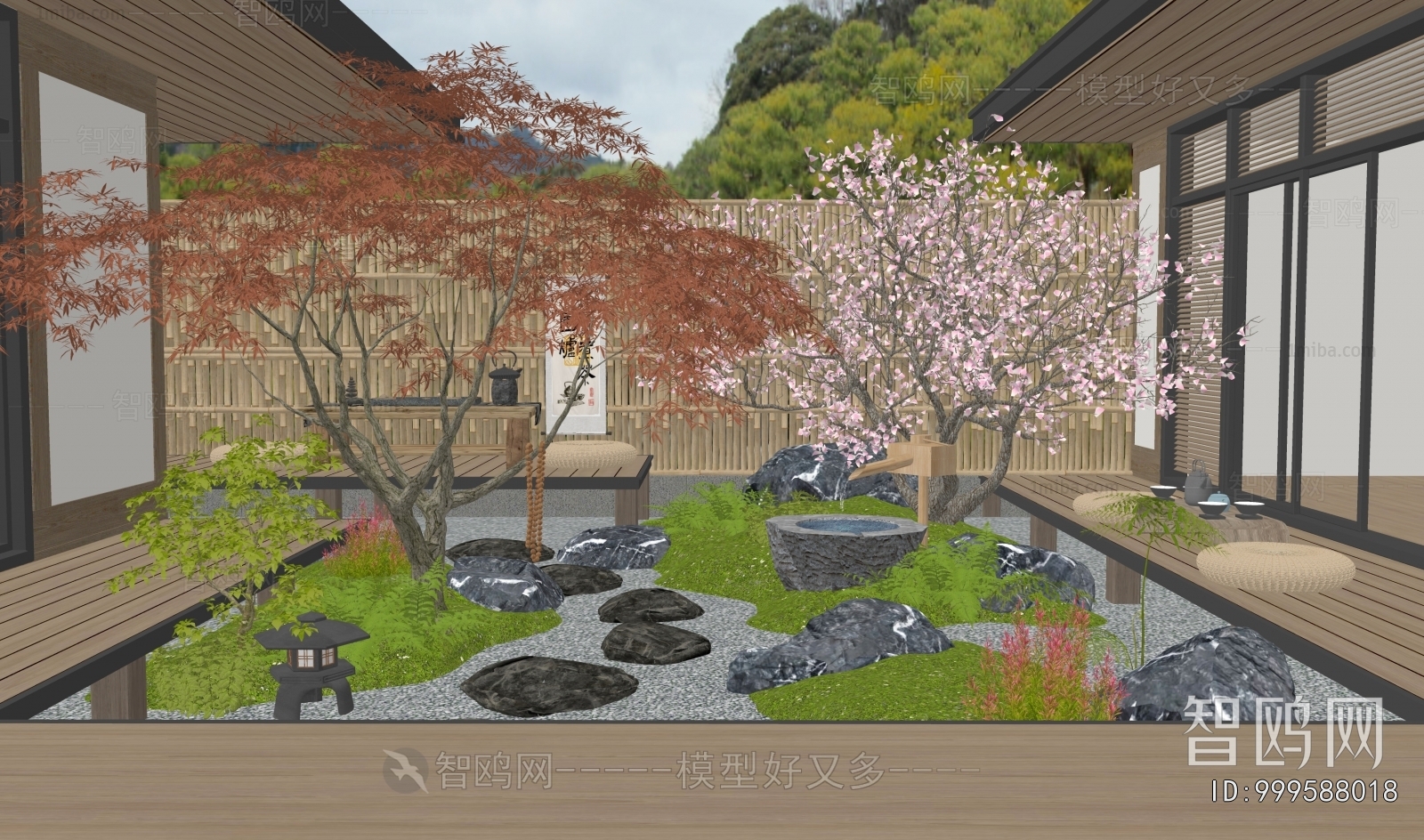 Japanese Style Courtyard/landscape