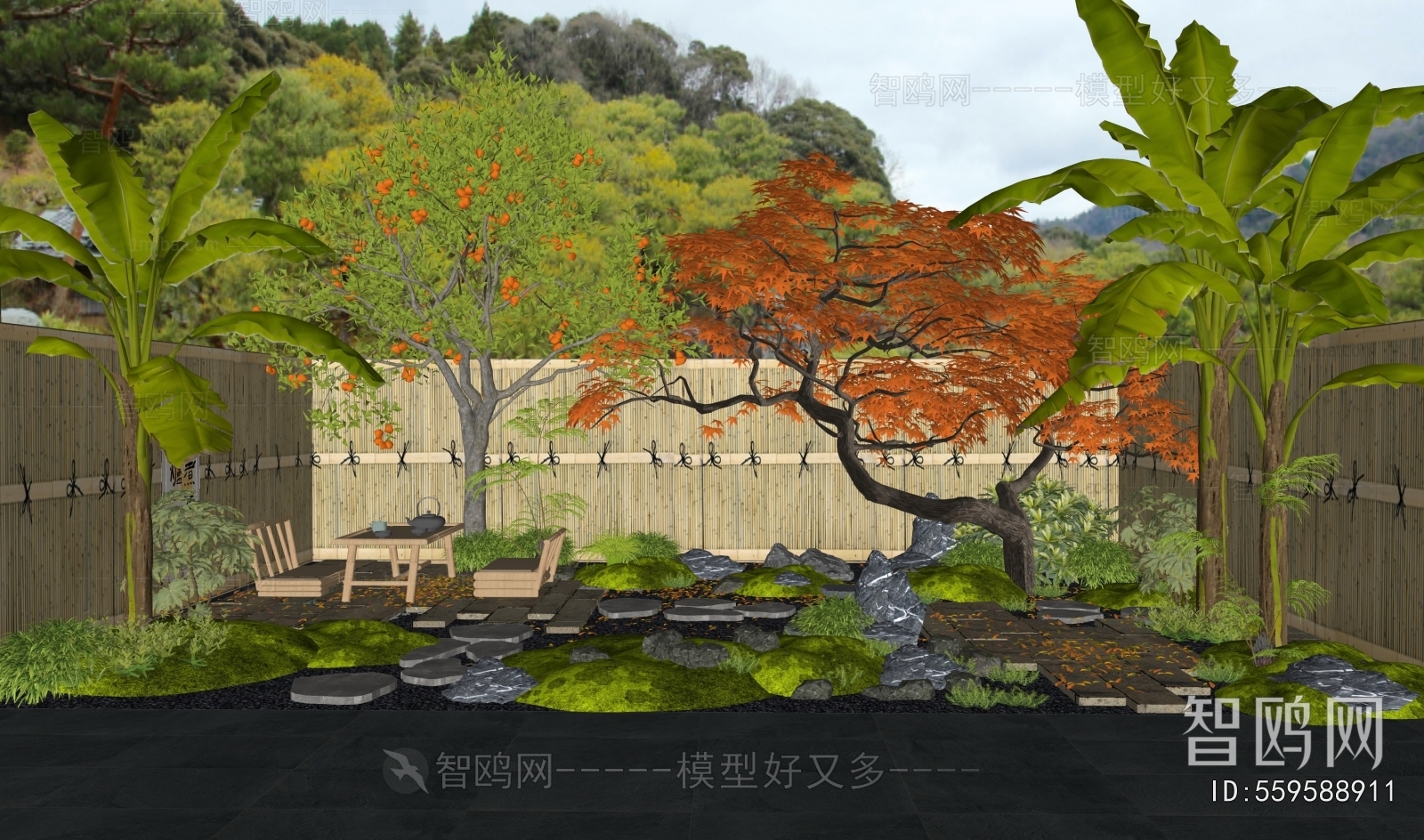 Japanese Style Courtyard/landscape