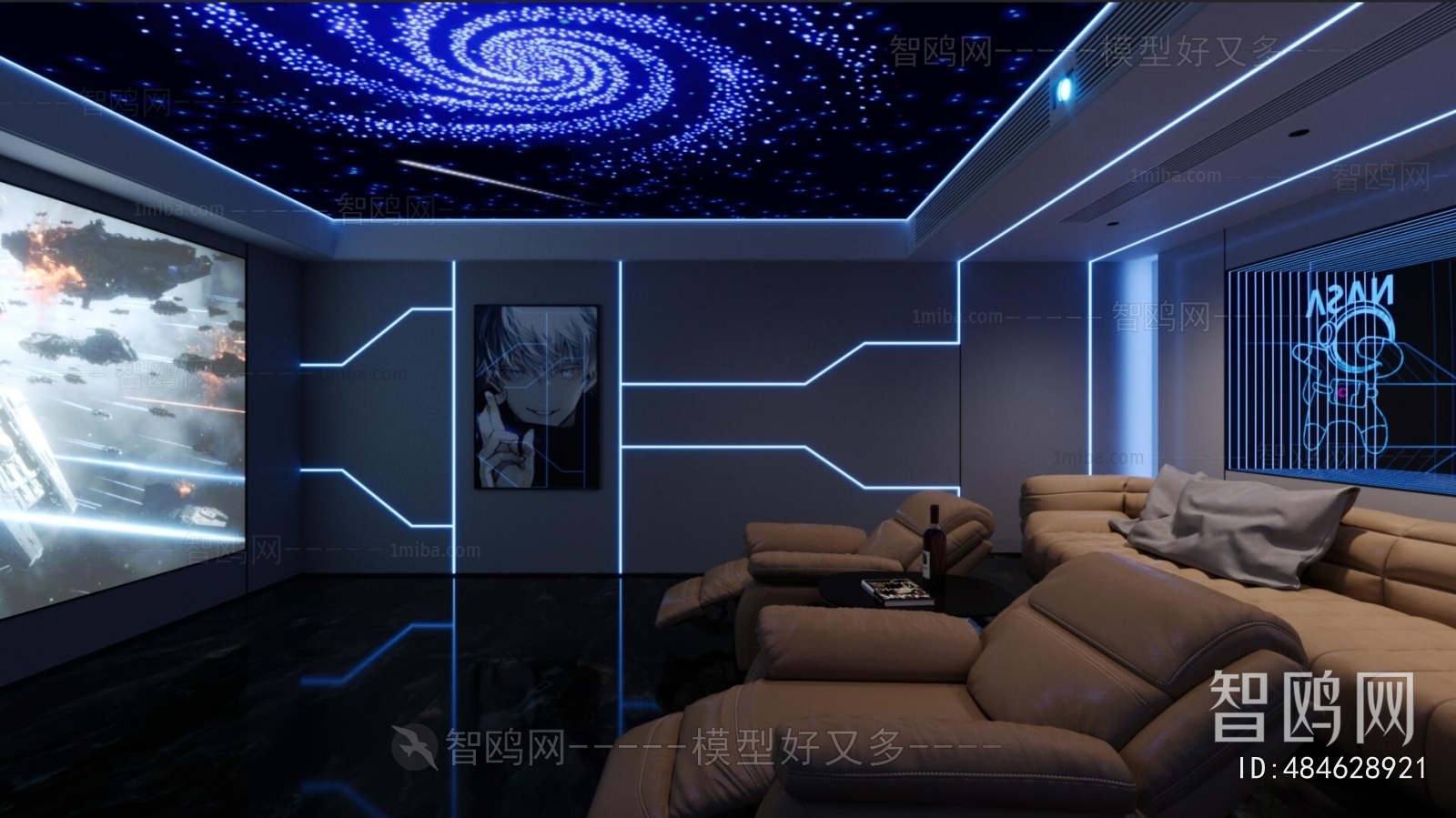 Modern Audiovisual Room