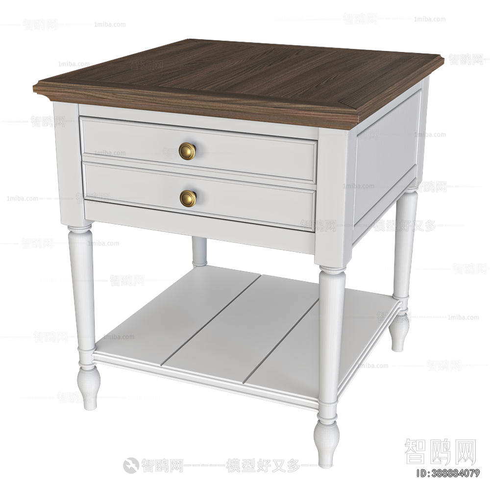 European Style Bedside Cupboard