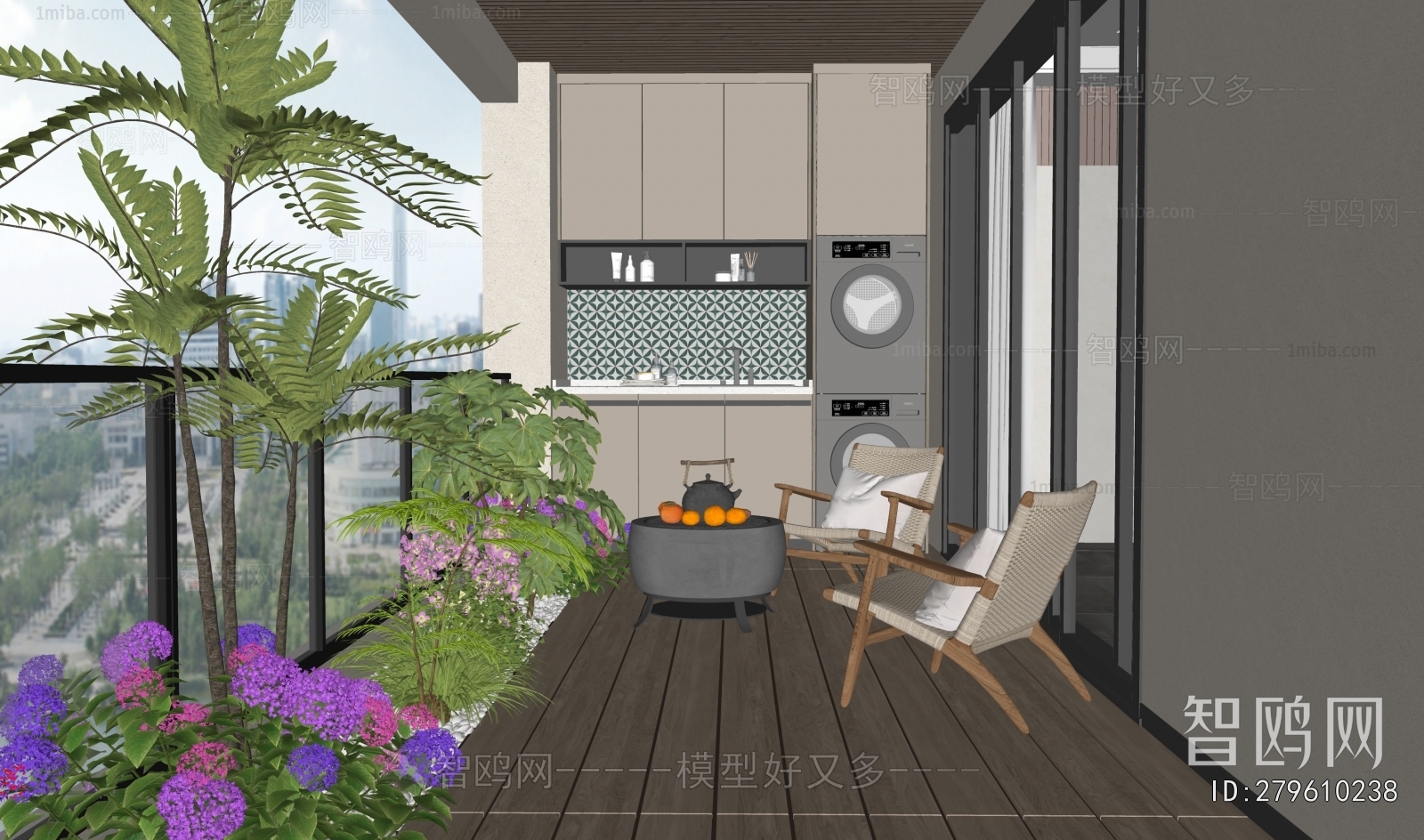 Modern Leisure Balcony