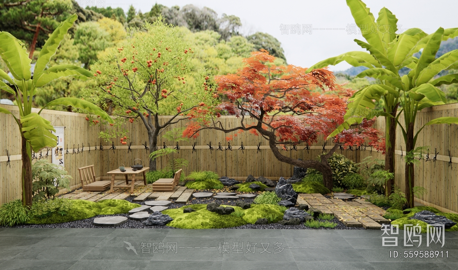 Japanese Style Courtyard/landscape