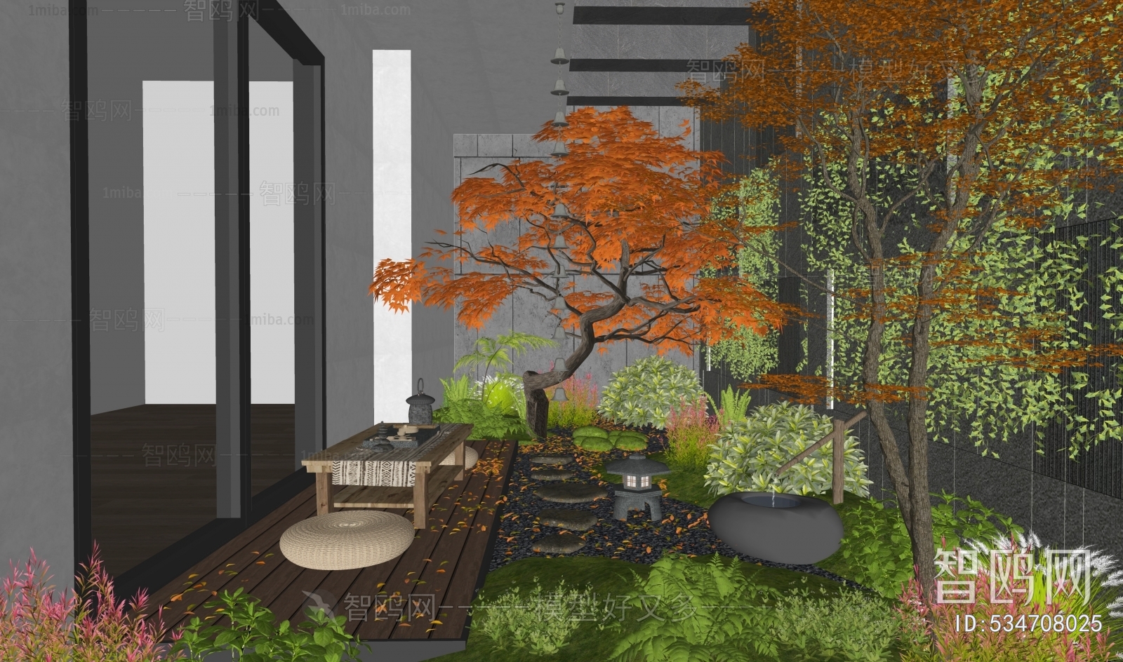 New Chinese Style Courtyard/landscape