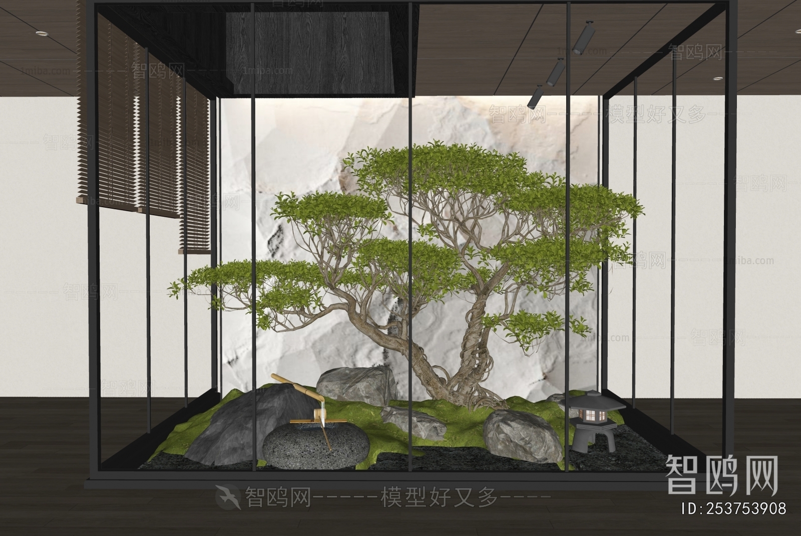 New Chinese Style Plant Landscaping