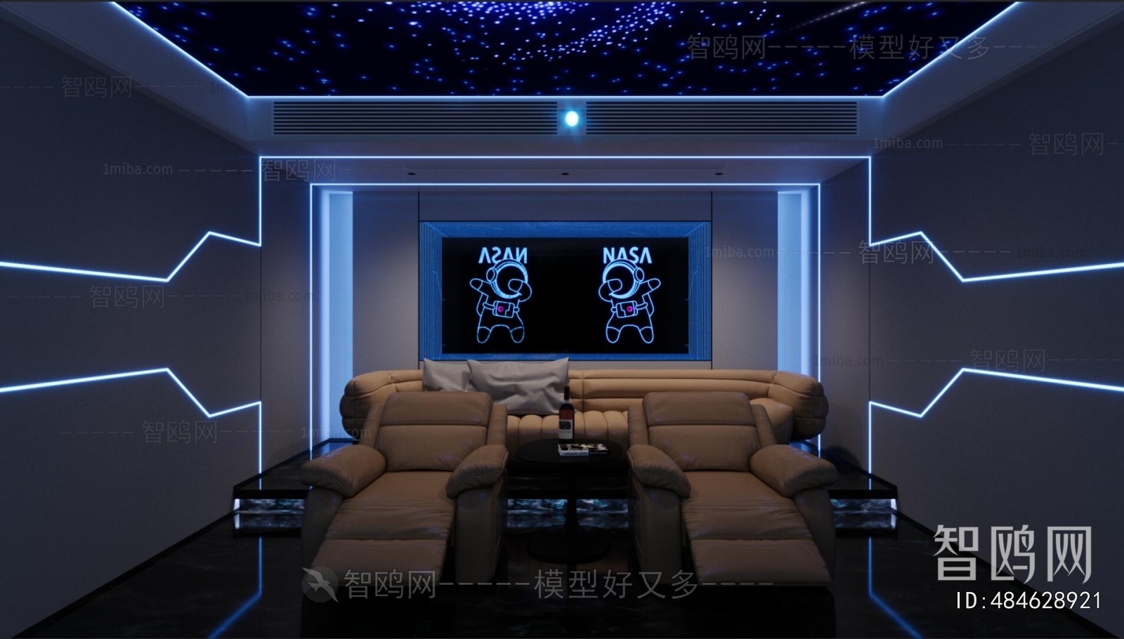 Modern Audiovisual Room