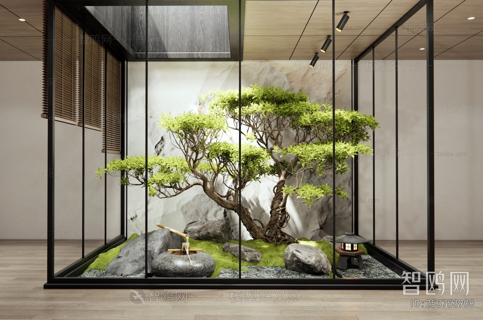 New Chinese Style Plant Landscaping