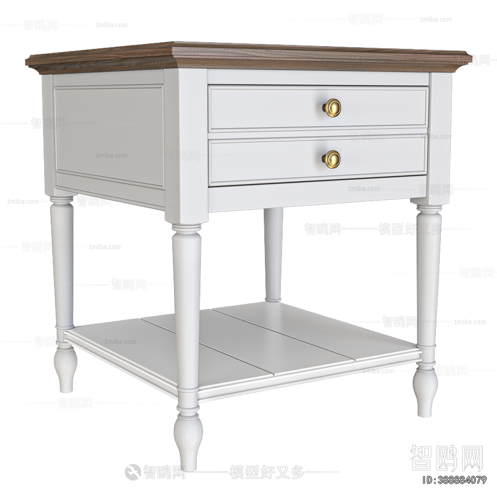 European Style Bedside Cupboard