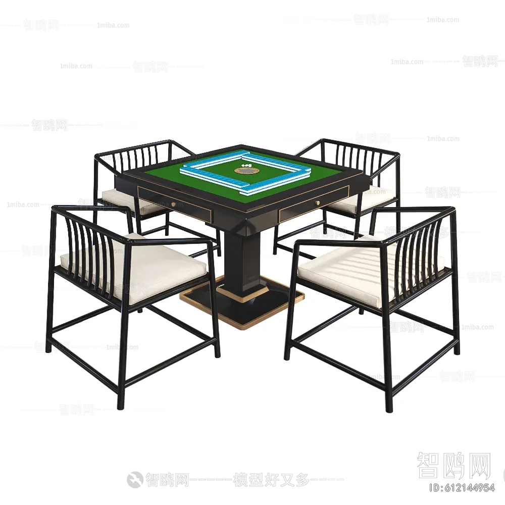 New Chinese Style Mahjong Tables And Chairs
