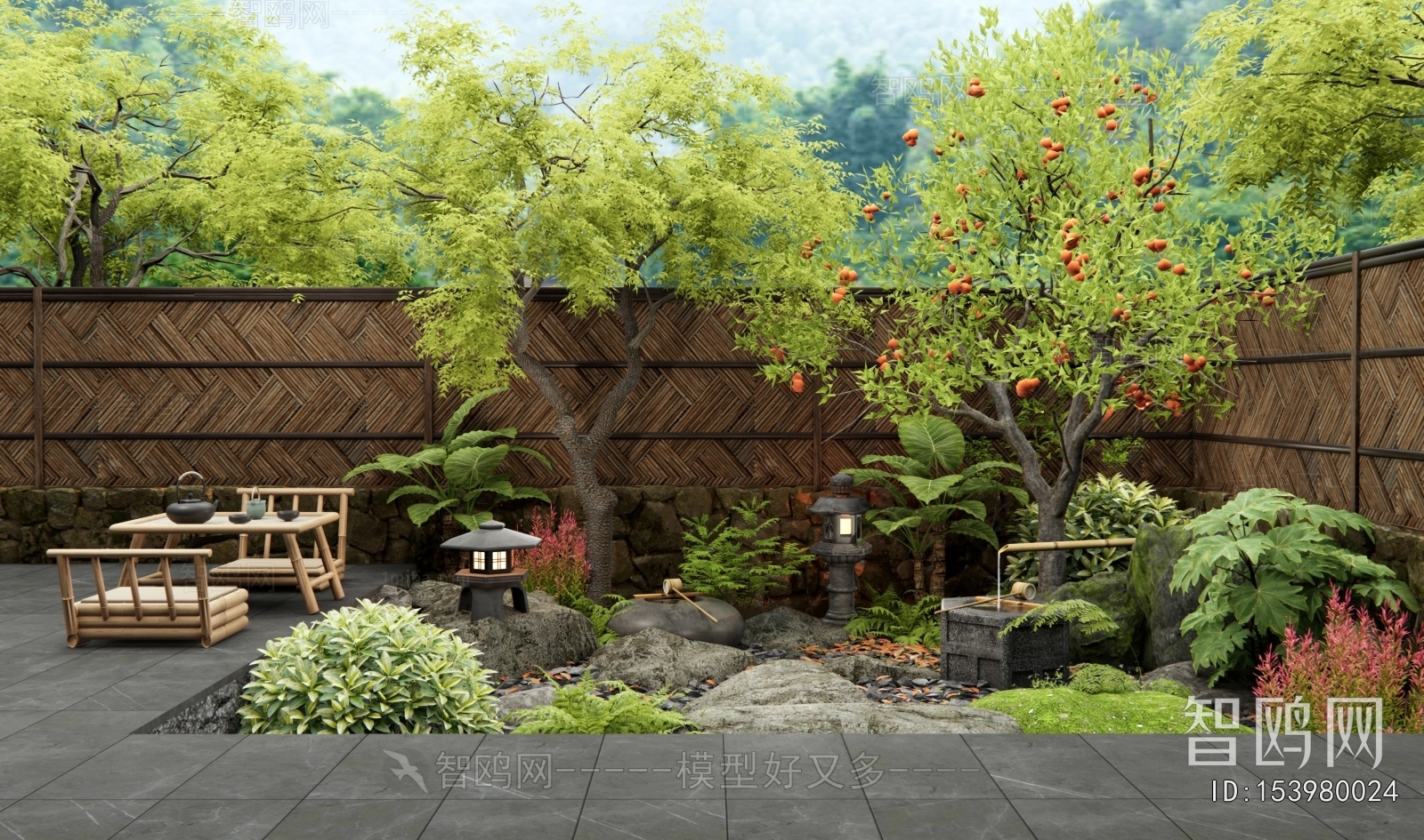 Japanese Style Courtyard/landscape