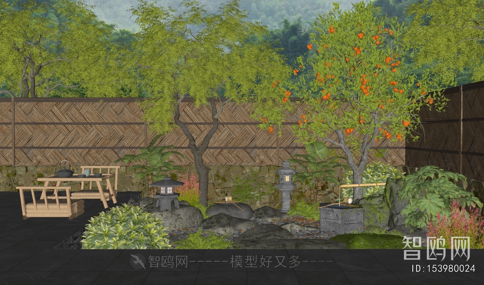Japanese Style Courtyard/landscape