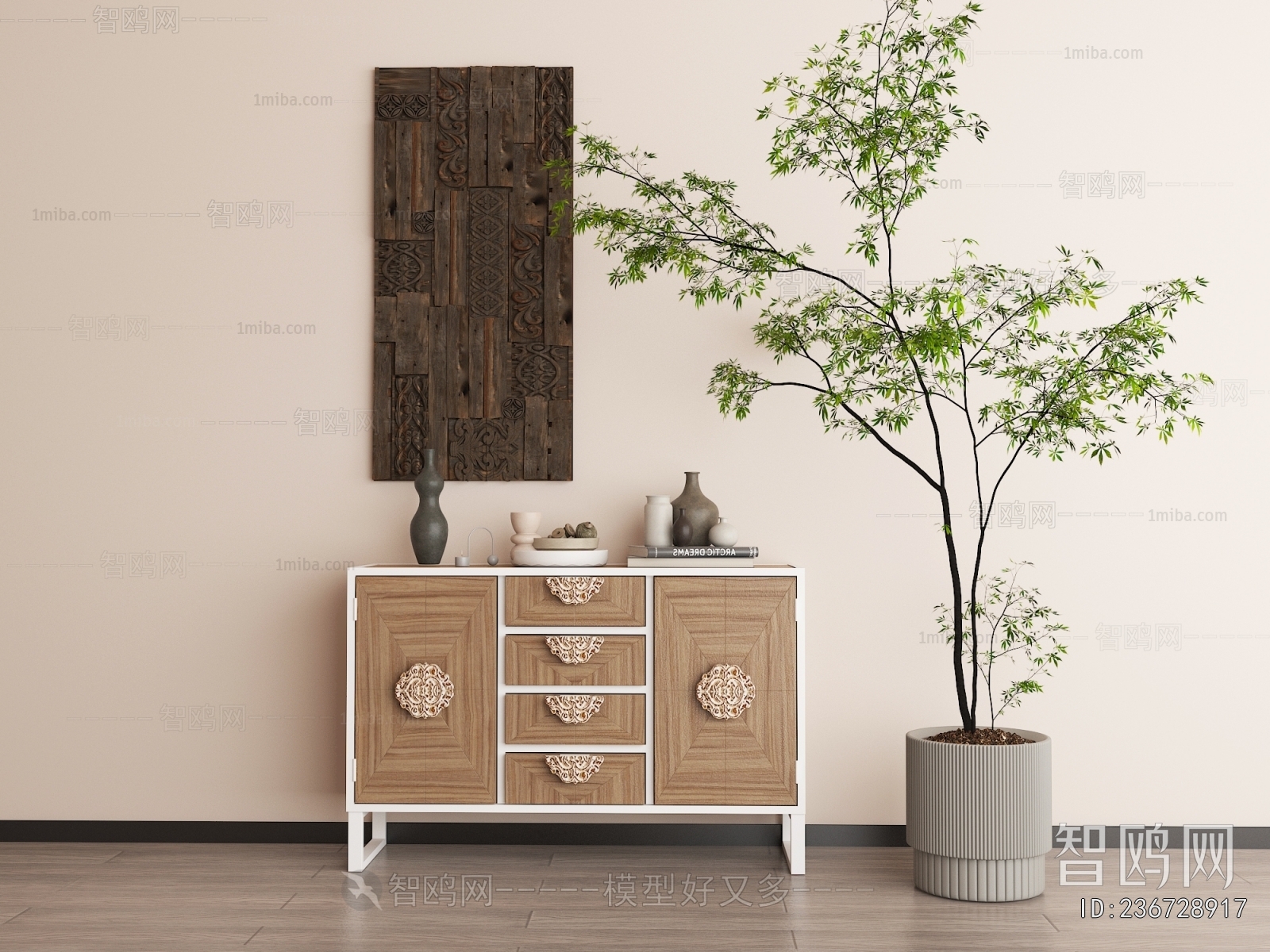 Idyllic Style Side Cabinet