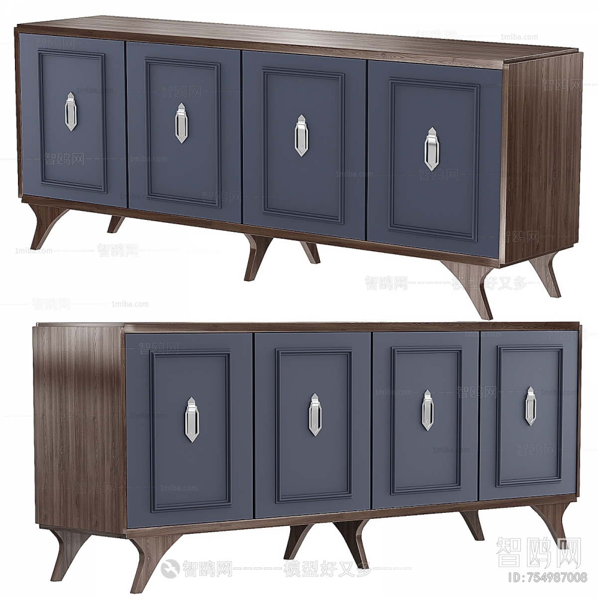 Simple European Style TV Cabinet