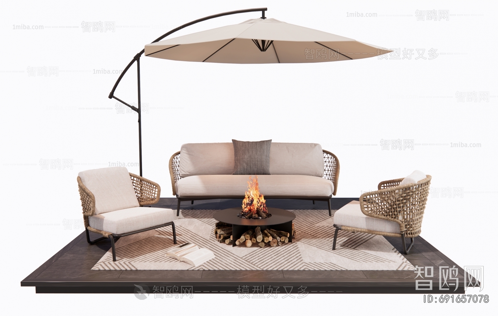 Modern Outdoor Sofa