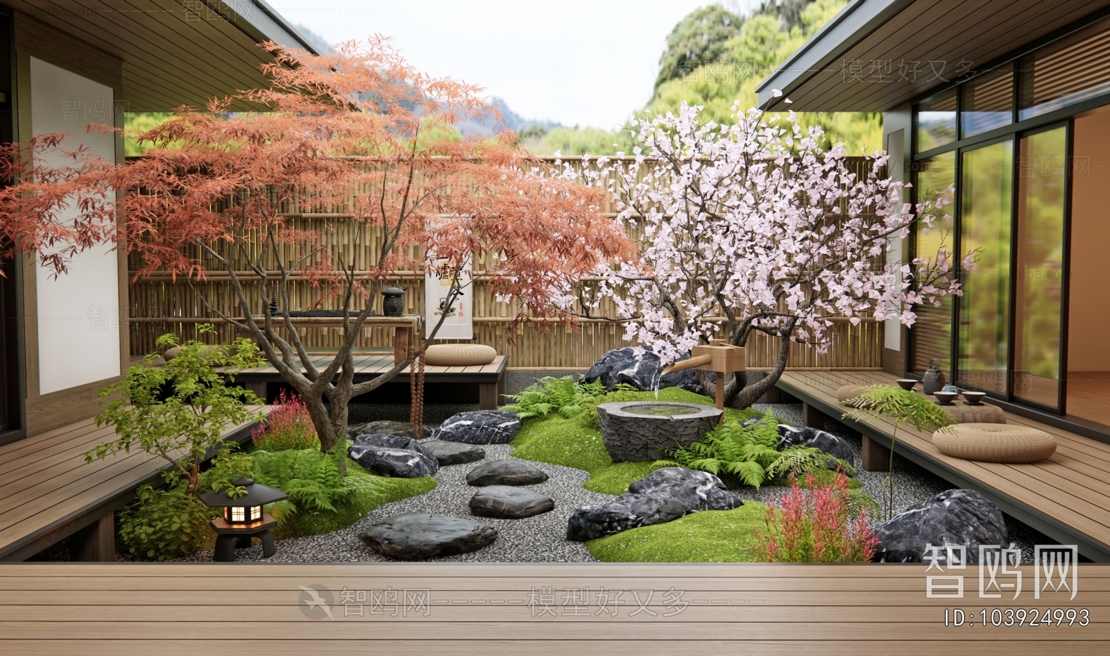 Japanese Style Courtyard/landscape