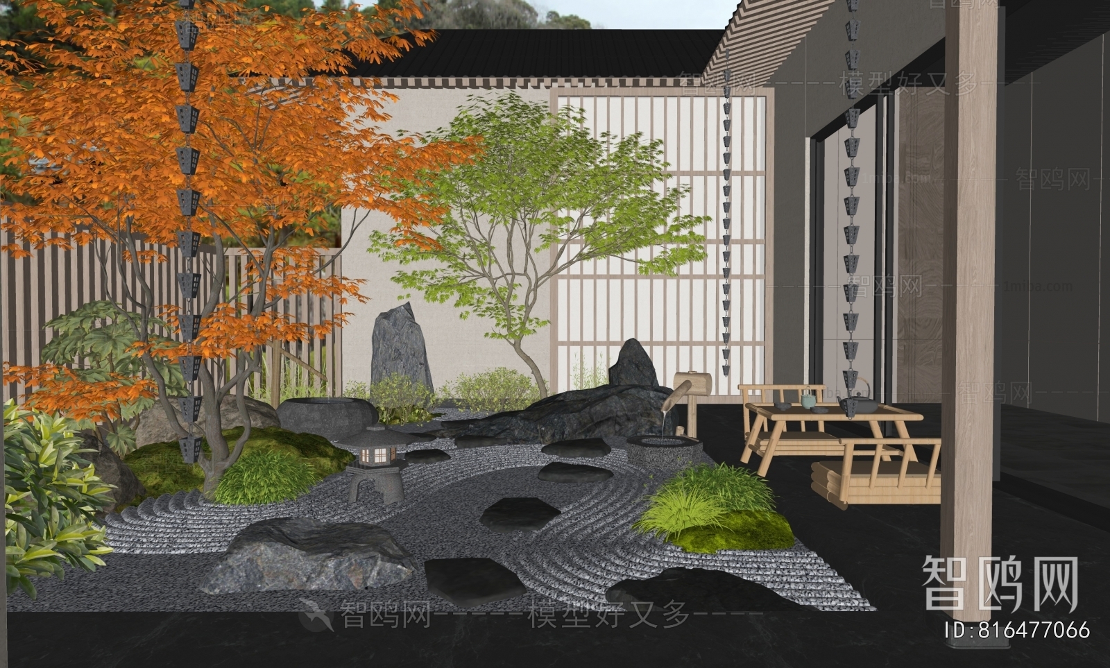 Japanese Style Courtyard/landscape