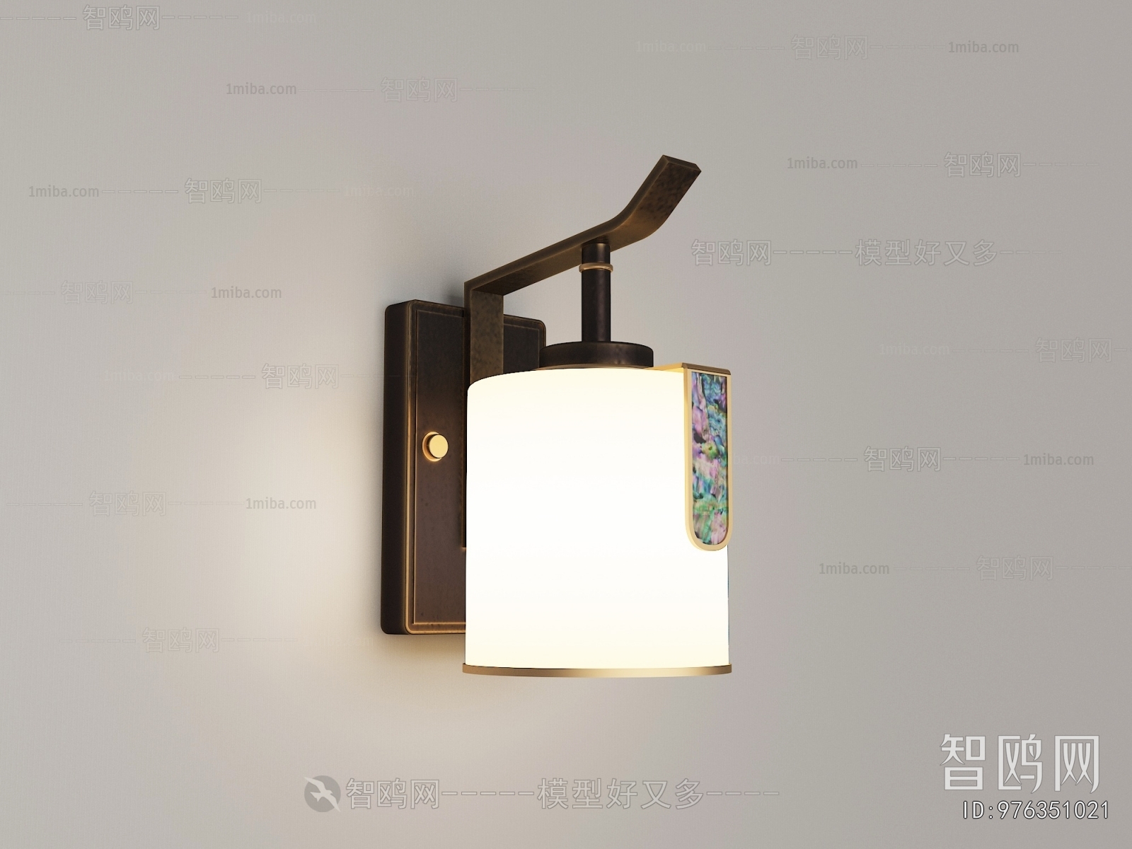 New Chinese Style Wall Lamp
