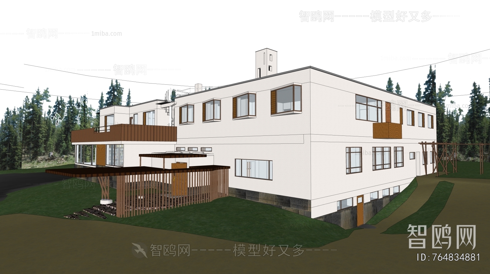 Modern Appearance Of Commercial Building