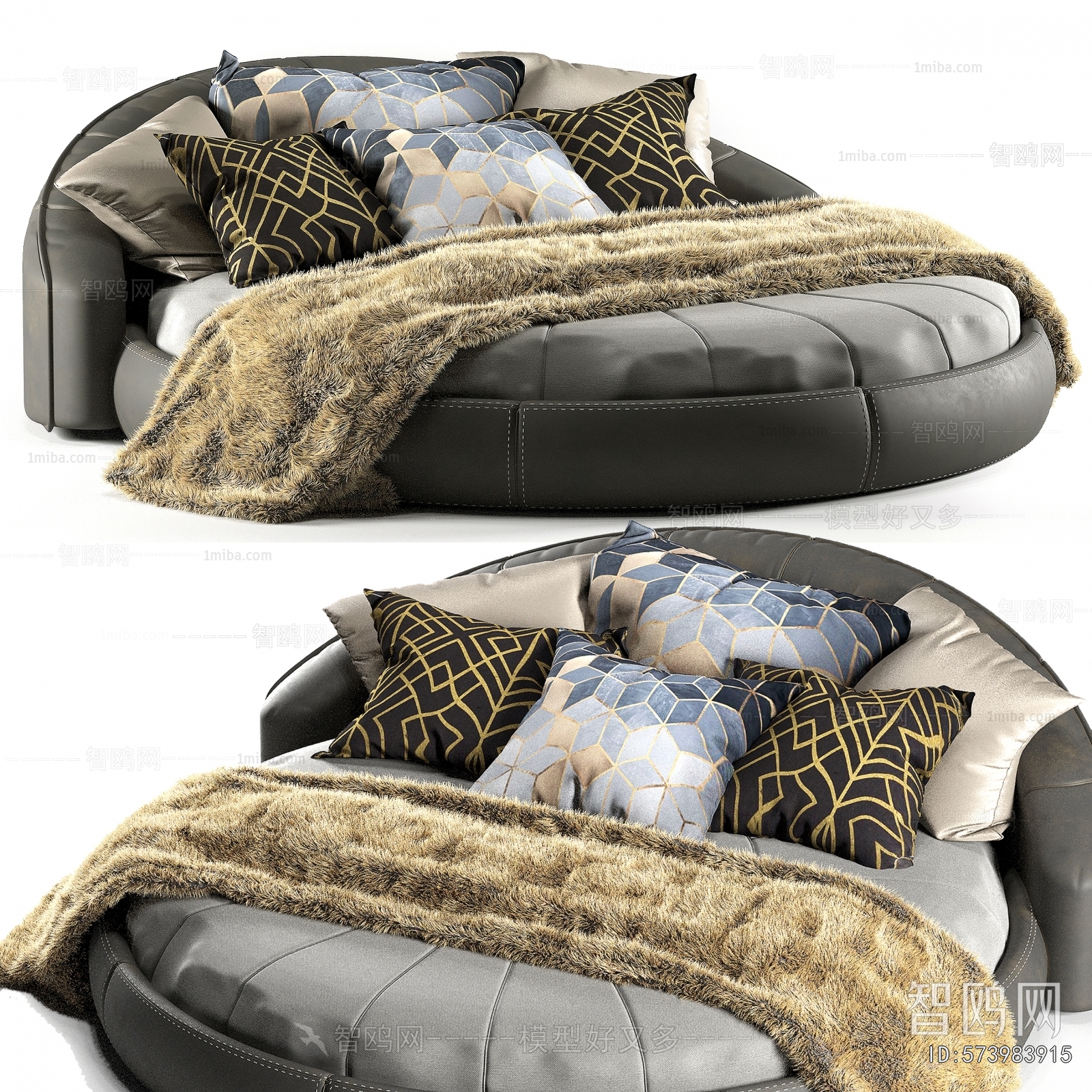 Modern Round Bed