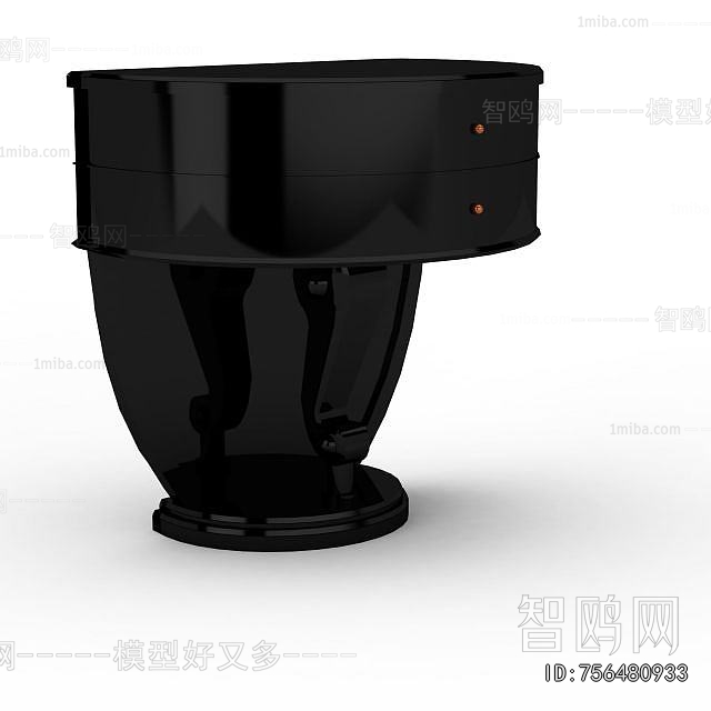 Simple European Style Bedside Cupboard