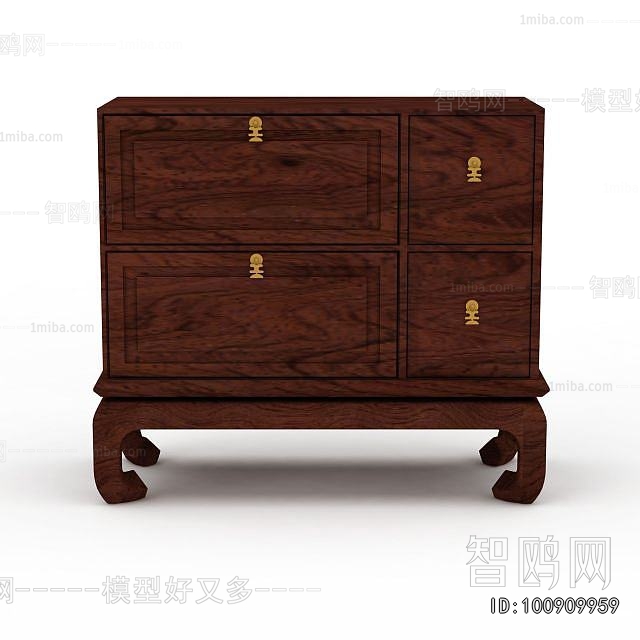 New Chinese Style Side Cabinet