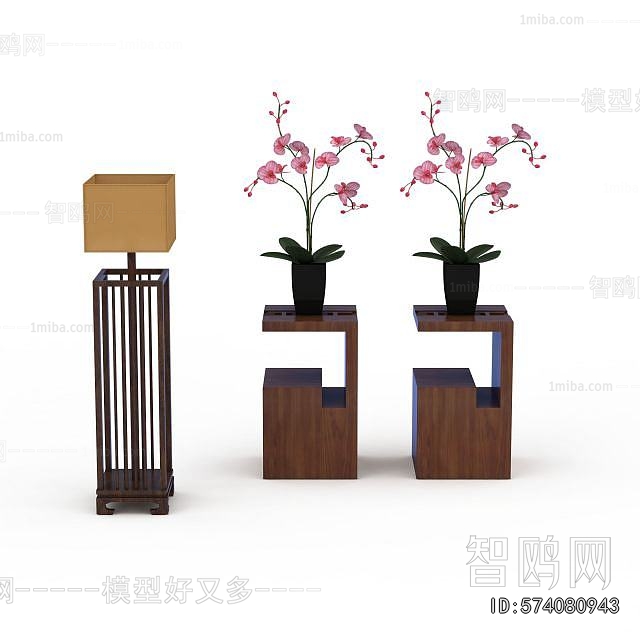 New Chinese Style Floor Lamp