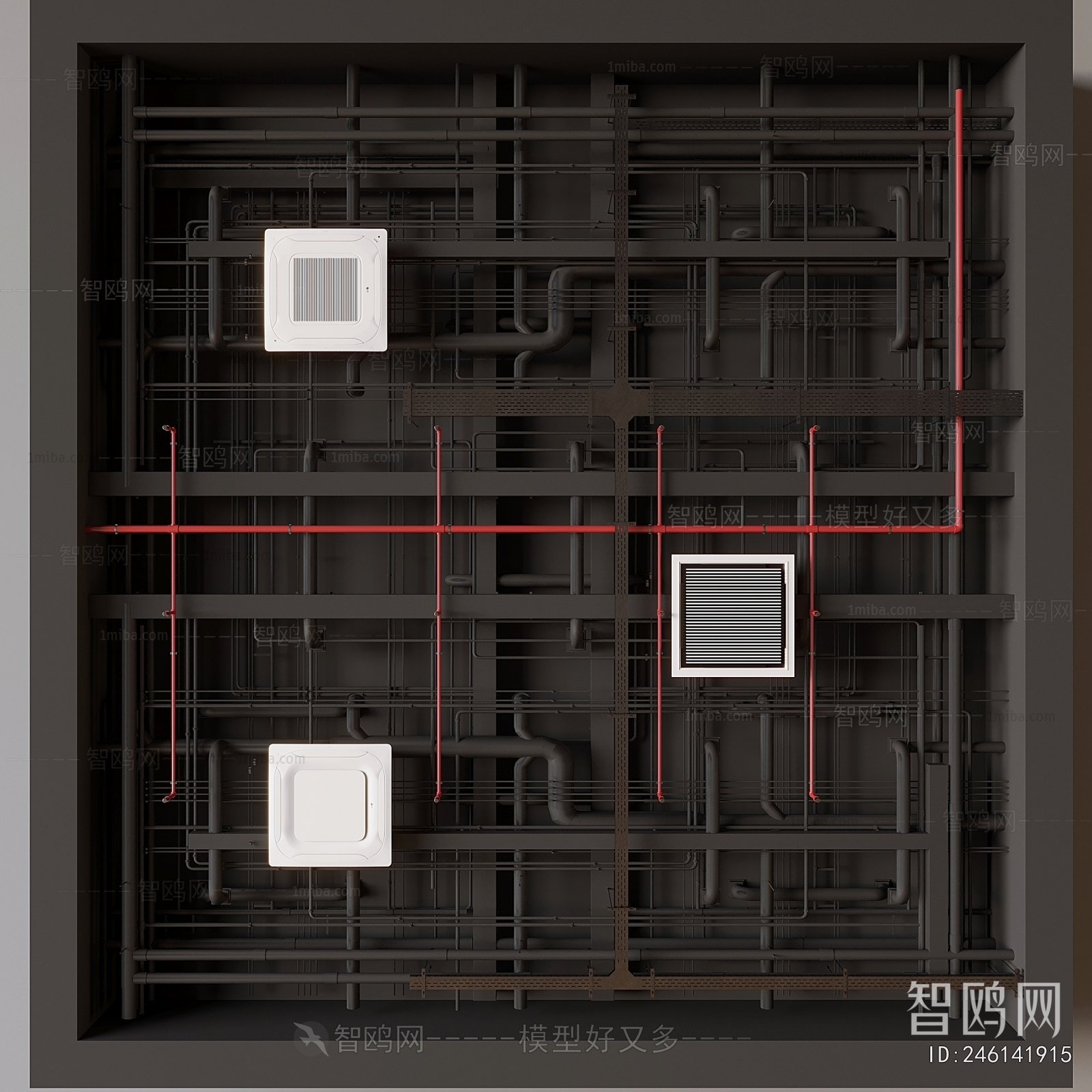 Industrial Style Suspended Ceiling