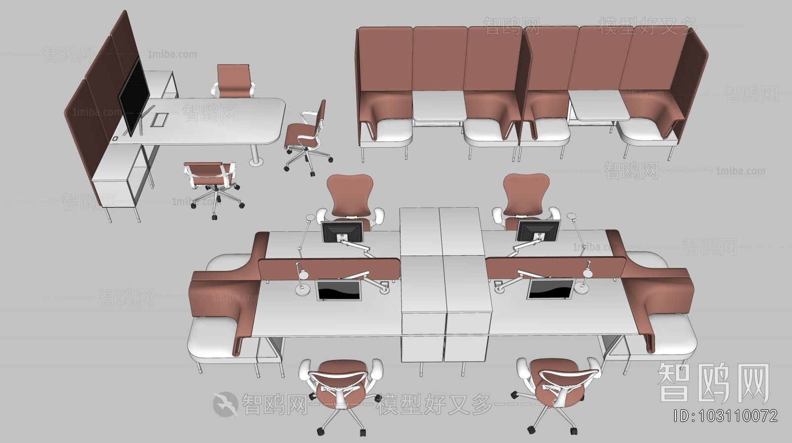 Modern Office Desk And Chair