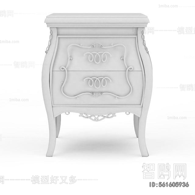 European Style Bedside Cupboard