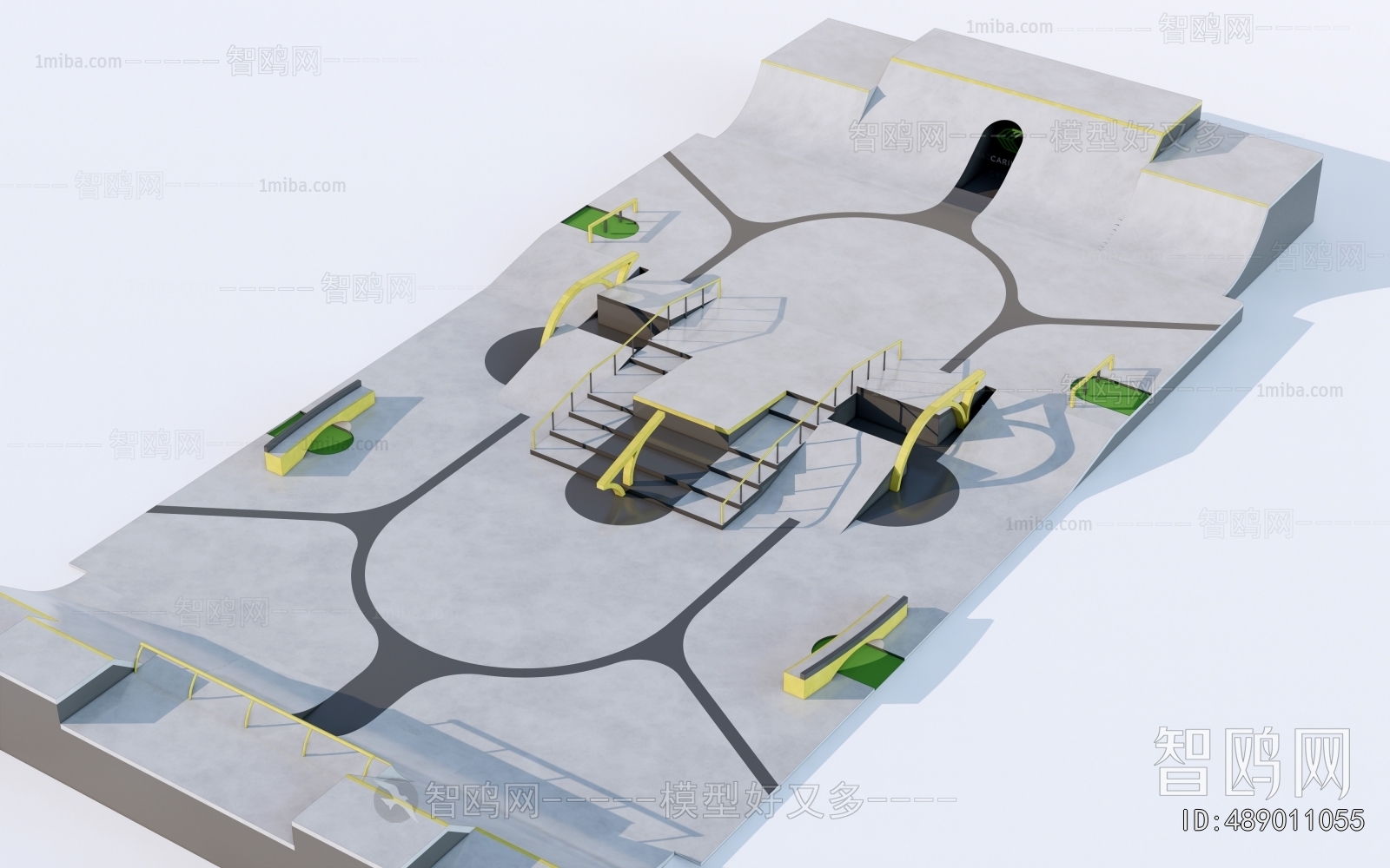 Modern Park Landscape