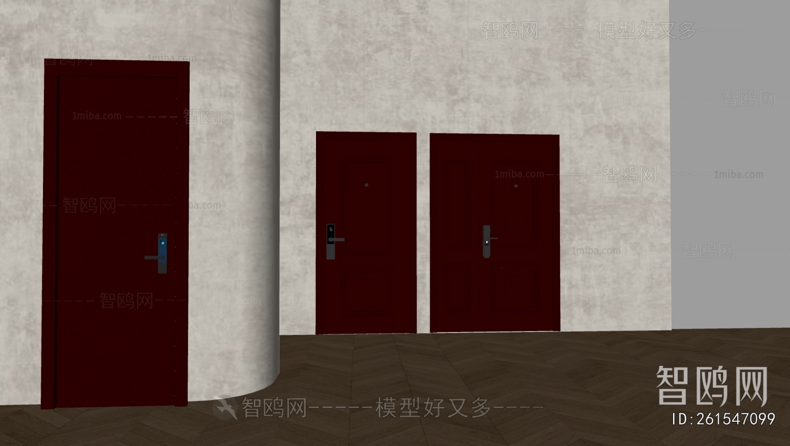 New Chinese Style Entrance Door