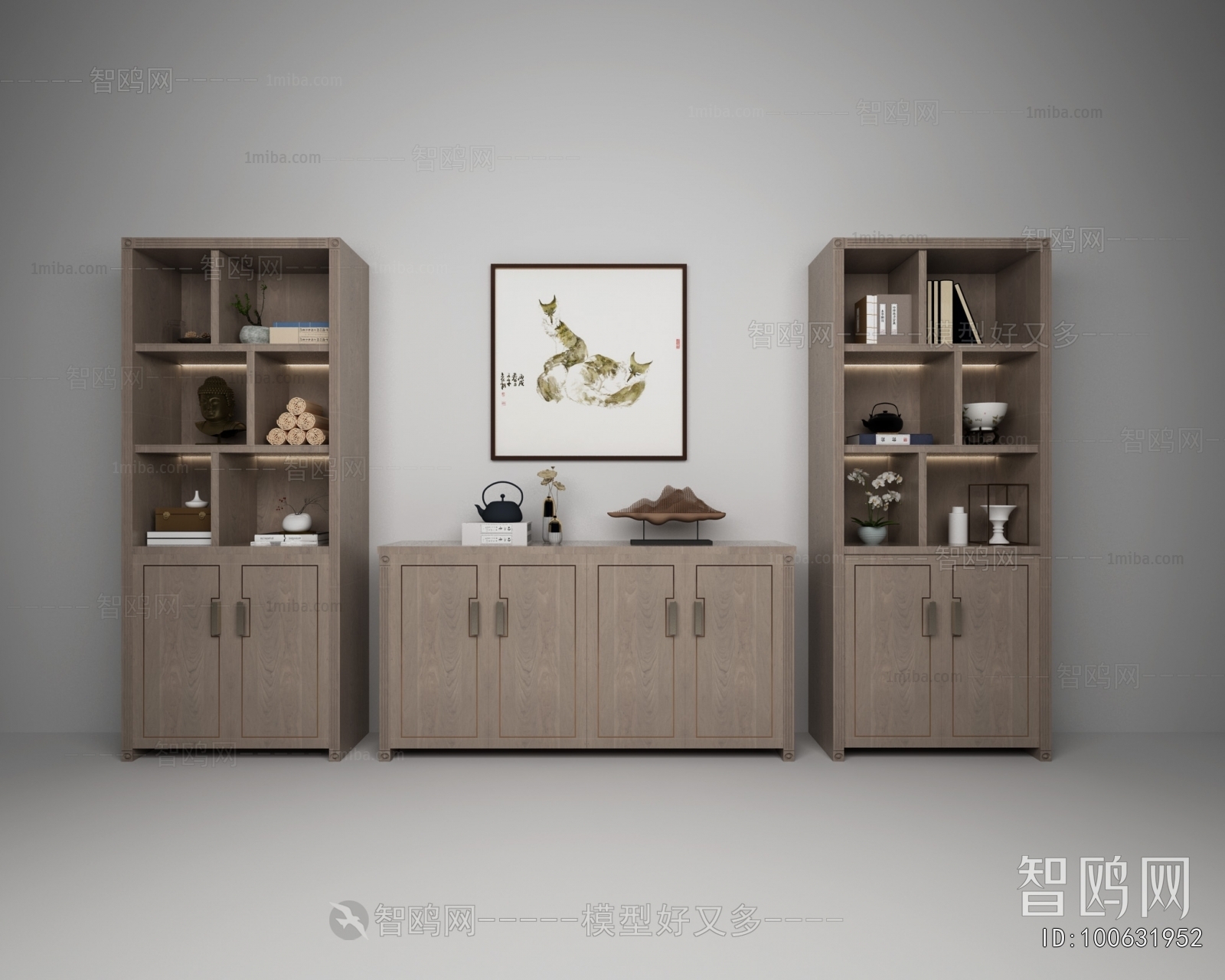 New Chinese Style Entrance Cabinet