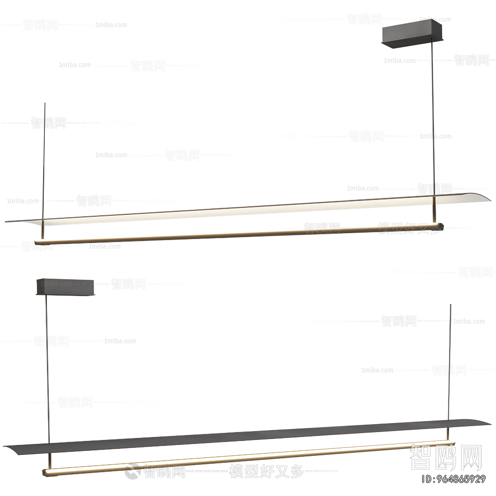 Modern Long Chandelier