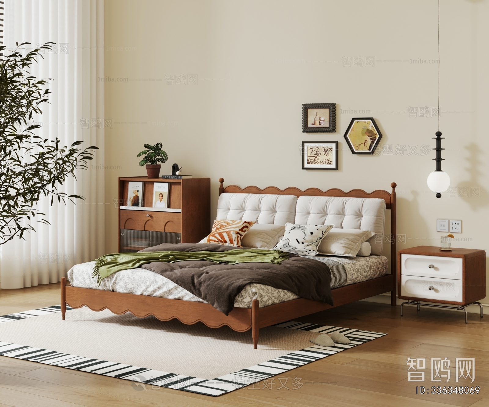 French Style Double Bed