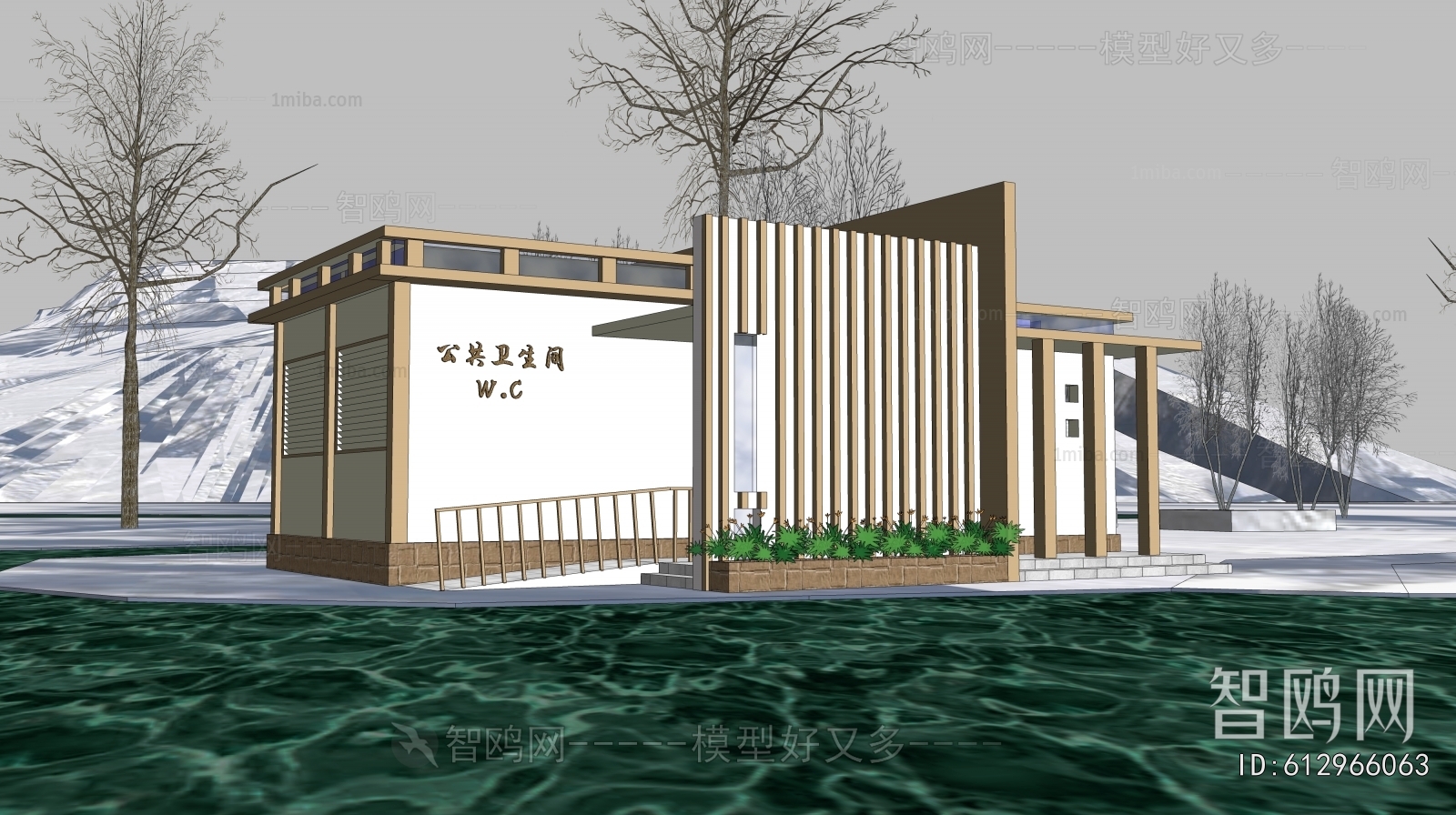 New Chinese Style Public Building