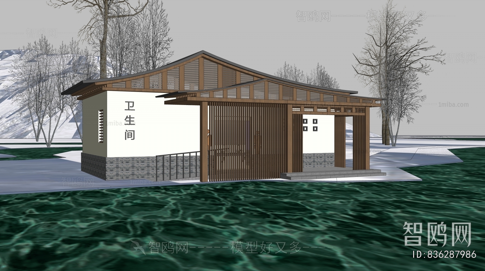 New Chinese Style Public Building