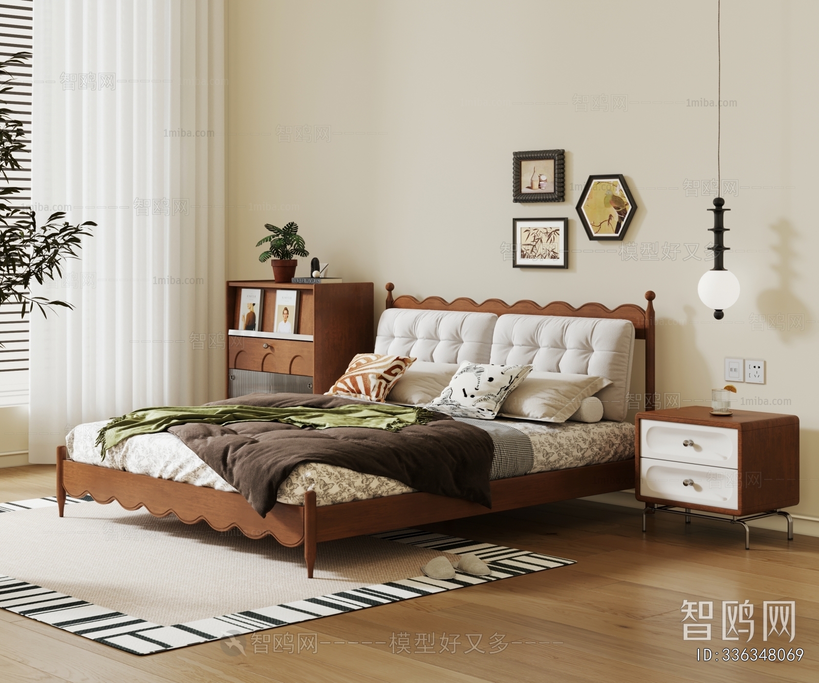 French Style Double Bed