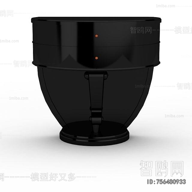 Simple European Style Bedside Cupboard