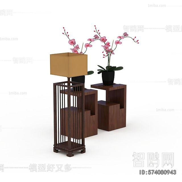 New Chinese Style Floor Lamp