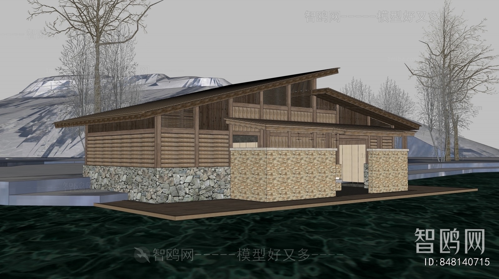 New Chinese Style Public Building