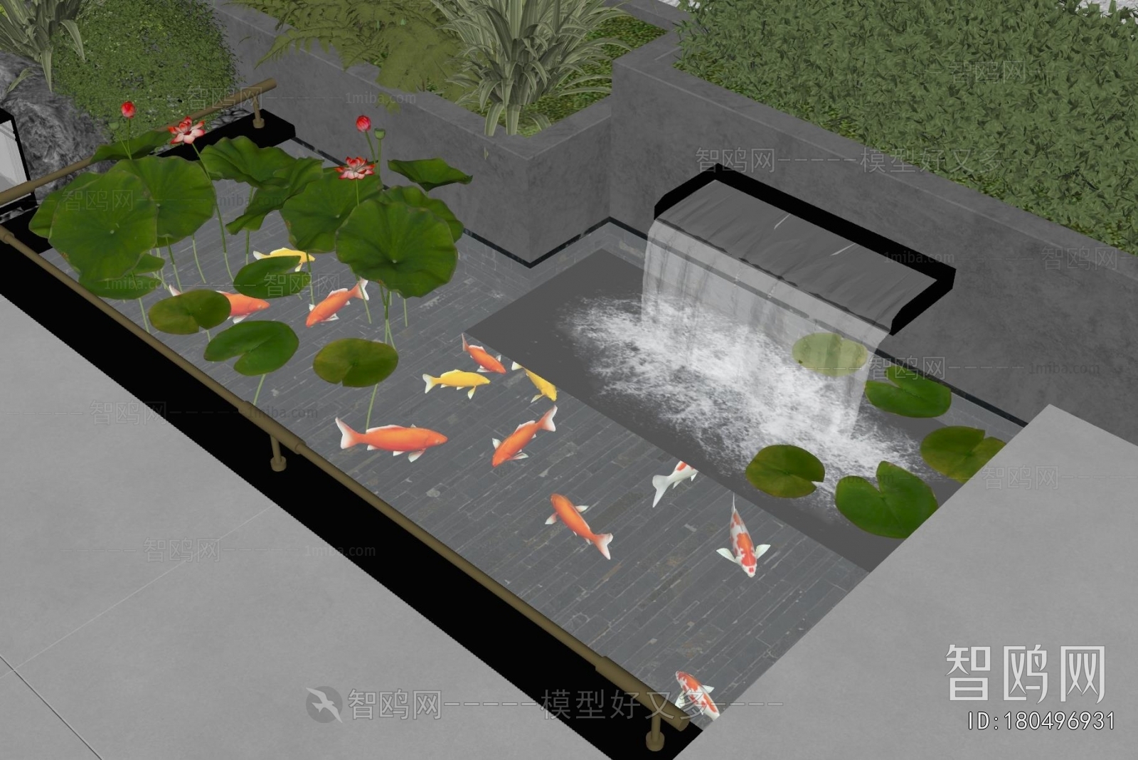 Modern Rockery Waterscape