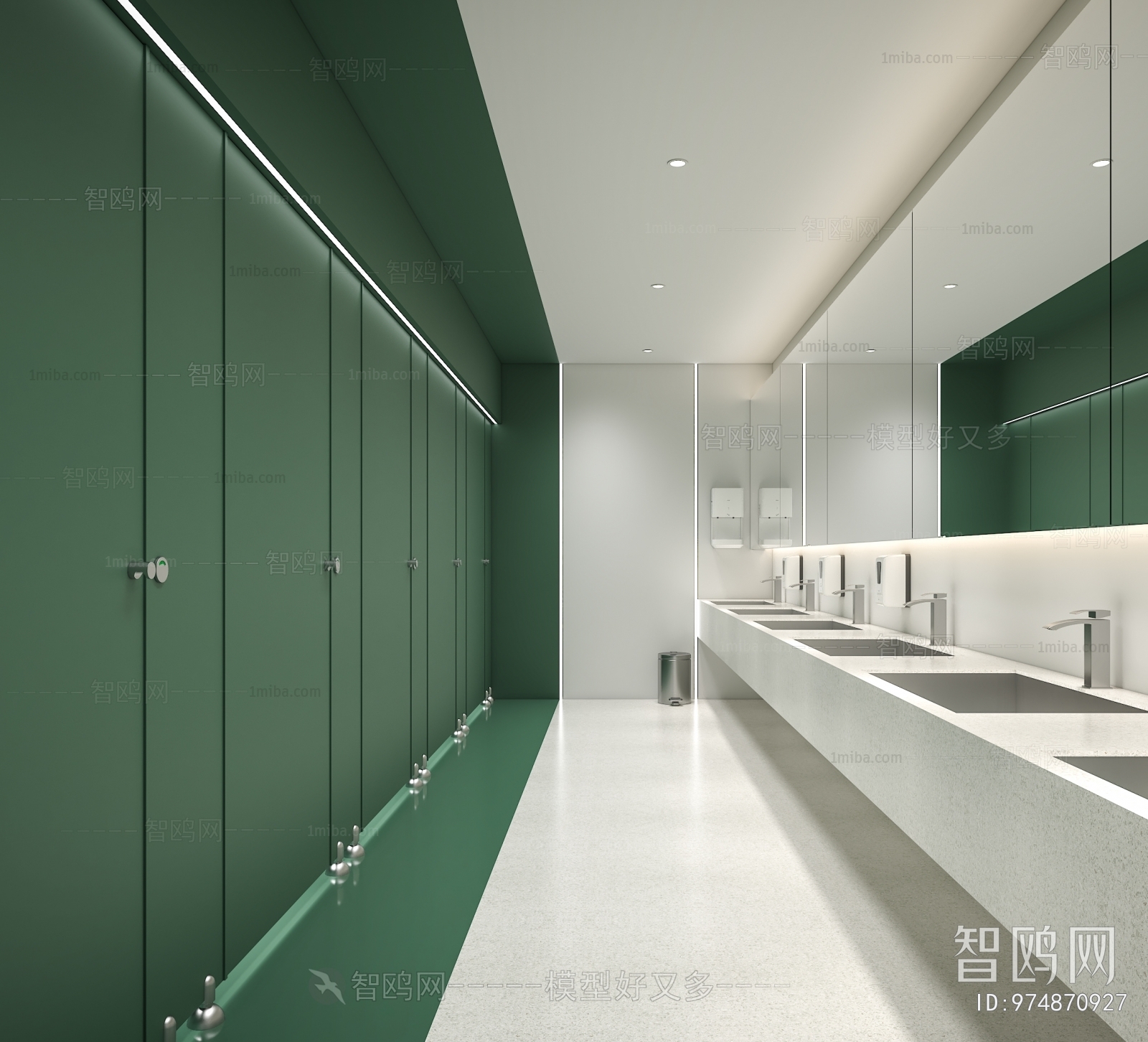 Modern Public Toilet