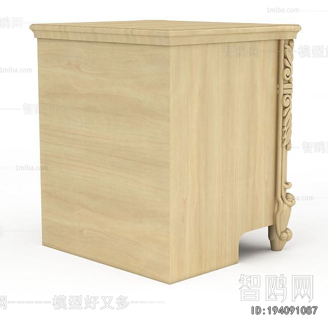 European Style Bedside Cupboard