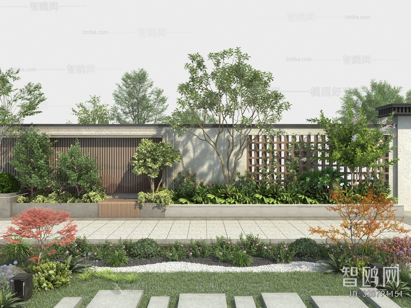 Modern Courtyard/landscape