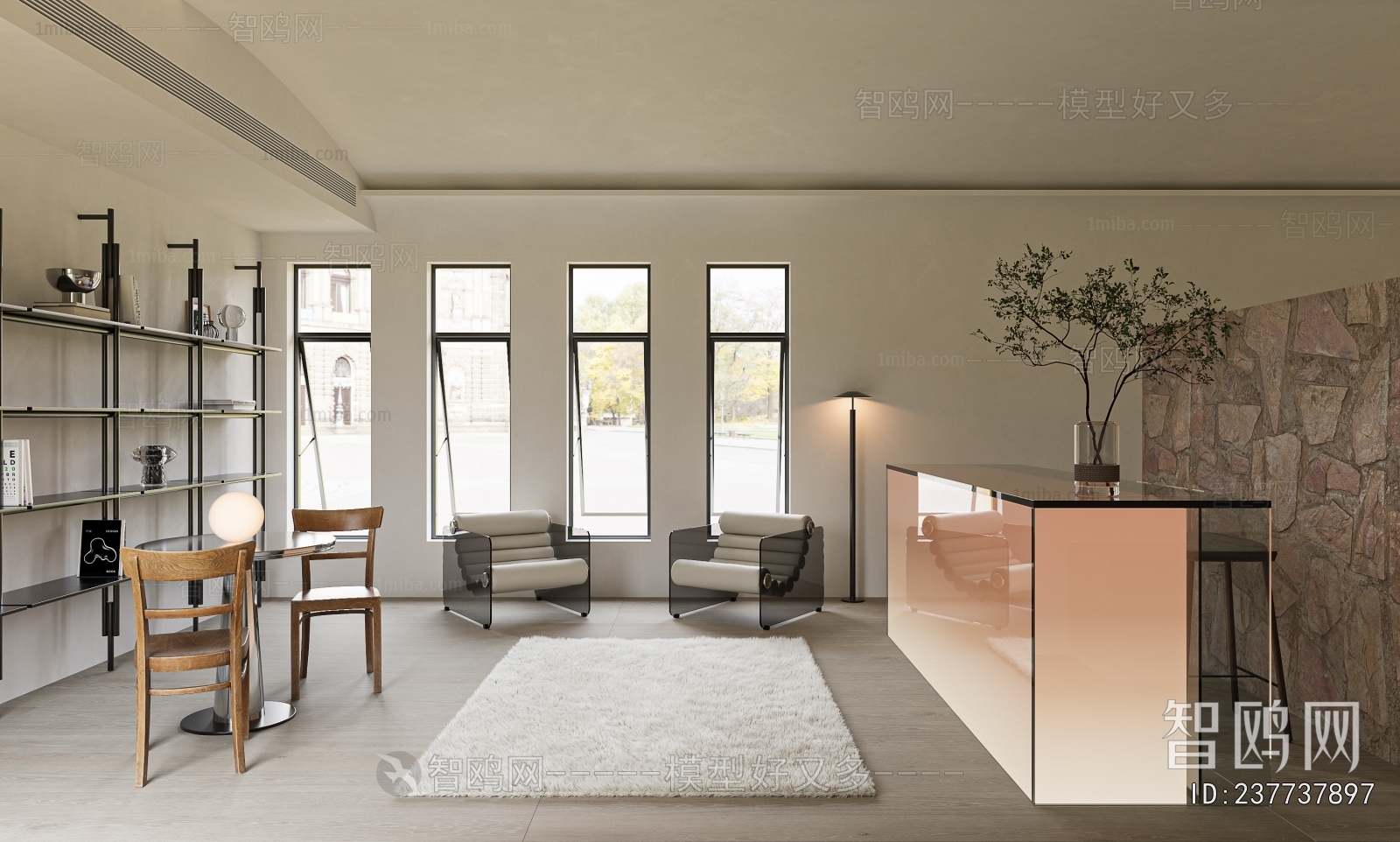 Modern Bookstore Book Bar