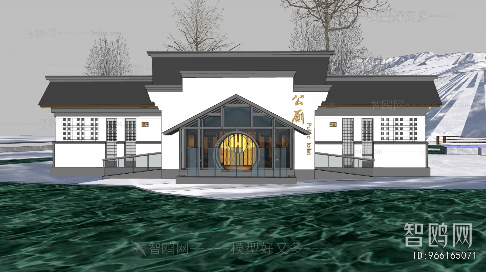 New Chinese Style Public Building