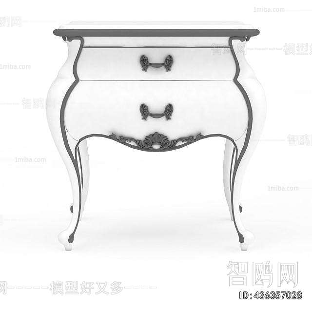 European Style Bedside Cupboard